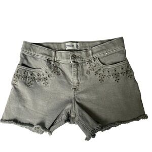 Abercrombie Kids/Girls Jean Shorts olive green